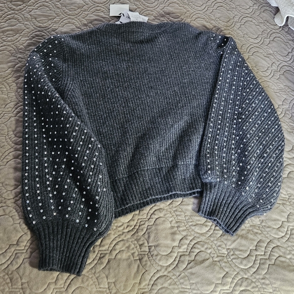 Marella Molo Rhinestone Embalish Sweater NWT - Picture 7 of 12